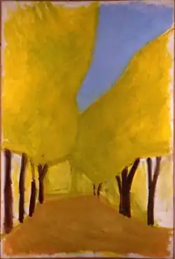 Бульвар рожковых деревьев, Ори Райзман, 1960 (Музей Израиля)