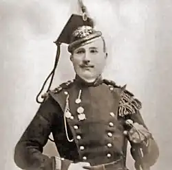 Федор Орлов (Циунчик) во время службы в  Уланском  полку, около 1905 г.
