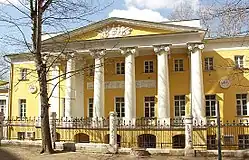 Дом Николая Захаровича Хитрово. 1823 (перестроенный дом княгини Н.С. Щербатовой, 1759) Москва, Подколокольный переулок, д.16a&nbsp;Объект культурного наследия № 7710605000№ 7710605000