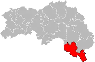 Кантон на карте департамента Орн