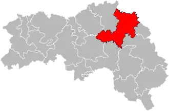 Кантон на карте департамента Орн