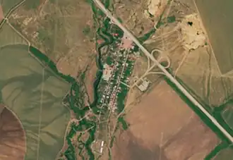 Ошаганды, вид из космоса (спутник Sentinel-2)