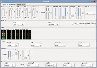 Скриншот программы Open Sound System (OSS)
