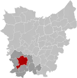Расположение муниципалитета на карте провинции