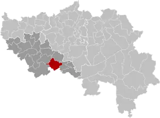 Расположение муниципалитета на карте провинции