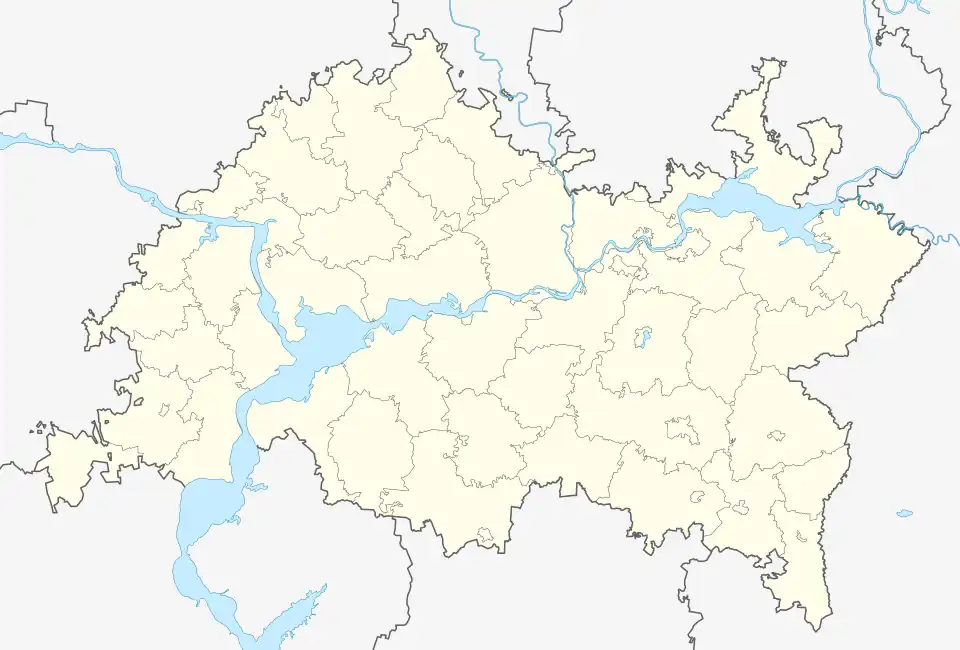 Альметьевская агломерация на карте