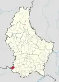 Расположение коммуны на карте Люксембурга