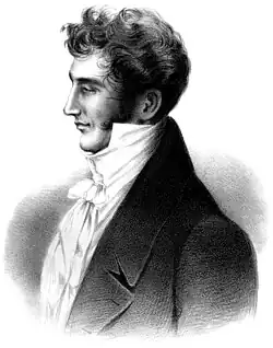 Литография с рисунка О. А. Кипренского