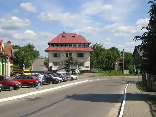 Панорама местности, вид из замка