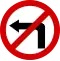 Zakaz skrętu w lewo