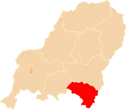 Молодечненский повет на карте