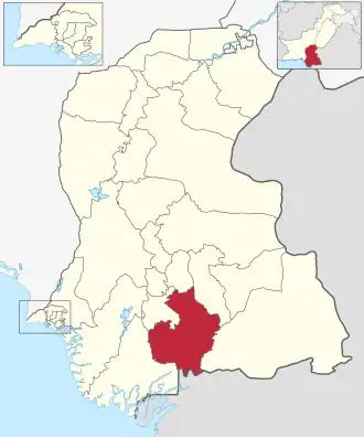 Бадин на карте