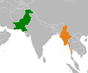 Пакистан и Мьянма