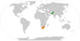 Пакистан и ЮАР