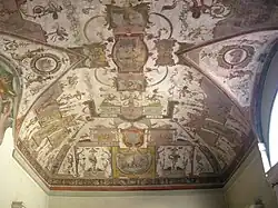 Зал гротесков. Роспись плафона. Б. Поччетти