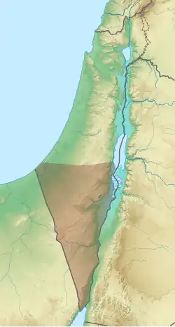 Негев на карте Израиля