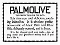 Реклама кускового мыла Palmolive в Ошкоше, Висконсин (20 мая 1899 года)