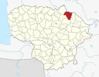 Пандельский район на карте