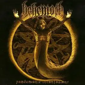 Обложка альбома Behemoth «Pandemonic Incantations» (1998)