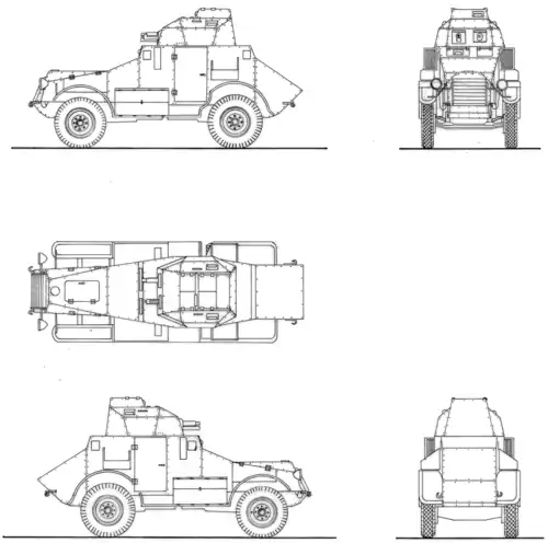 Компоновочная схема Panhard TOE.