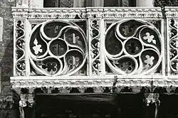 Решётка балкона. Фотография П. Монти. 1969