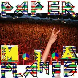 Обложка сингла M.I.A. «Paper Planes» (2008)