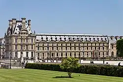 Павильон Марсан. Вид из сада Тюильри