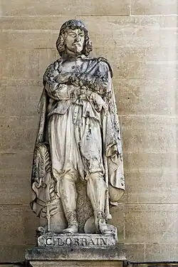 Статуя Клода Лоррена, Париж, Лувр.