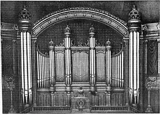 Орган работы Кавайе-Коля во дворце Трокадеро, на котором Видор впервые исполнил свою Шестую симфонию