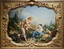 Ф. Буше. Послушный пастух. 1738. Десюдепорт. Отель Субиз, Париж