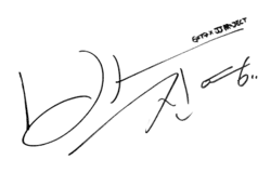 Изображение автографа