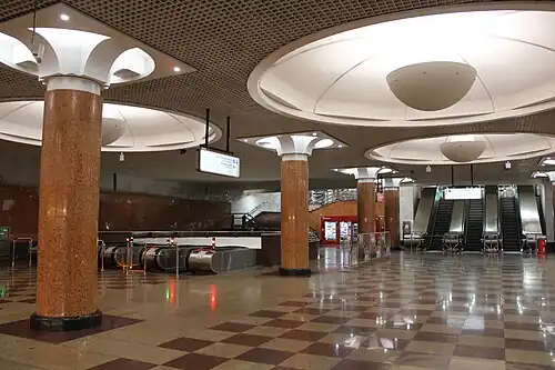 Северный вестибюль7 января 2023 года