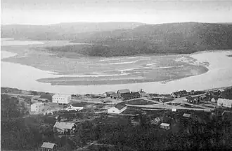 река Печенга в Баркине, 1930-е годы