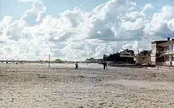 Пярнуский пляж. 1989 год