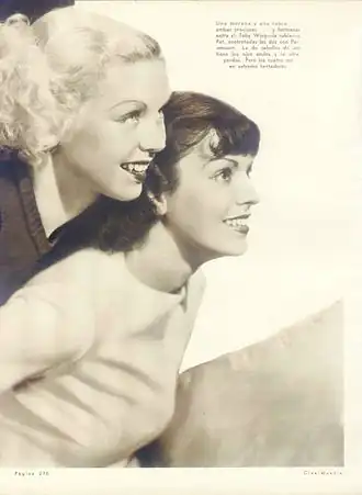 Тоби Винг (слева), 1934 год