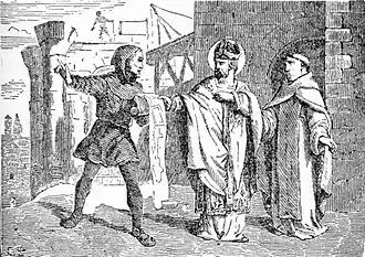 Святой Патерн. Миниатюра XIX века