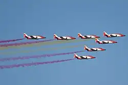 Воздушный парад в Мадриде 12 октября.