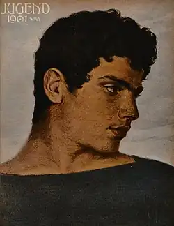 Работа Пауля Хёккера на обложке журнала Jugend (1901)