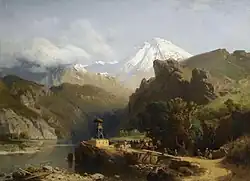 Сторожевая башня на Кавказе.