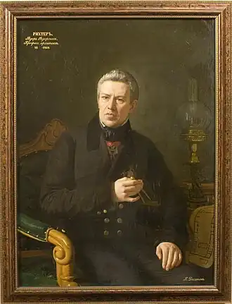 Портрет архитектора Фёдора Рихтера. 1858