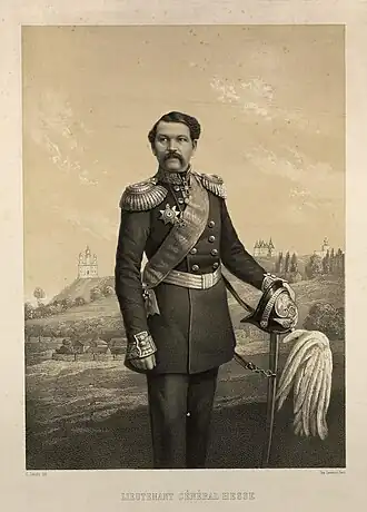 Портрет П. И. Гессе, литография К. Шульца. 1856—1858. Государственный Эрмитаж