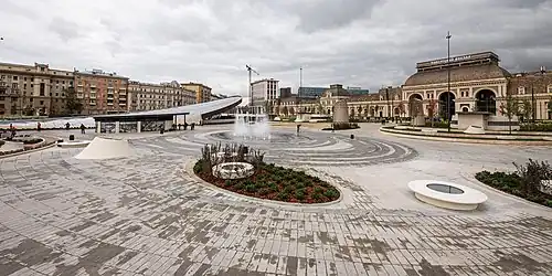 Вид на Павелецкий вокзал (2021)