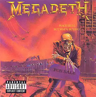 Обложка альбома Megadeth «Peace Sells… but Who’s Buying?» (1986)