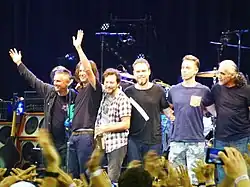 Pearl Jam на концерте в Окленде26 ноября 2013 год