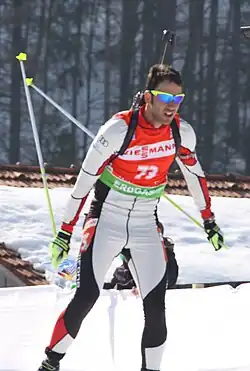 Педро Кинтана Арьяс на чемпионате мира по биатлону 2012