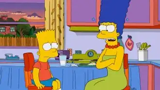 Мардж спрашивает Барта об этом инциденте