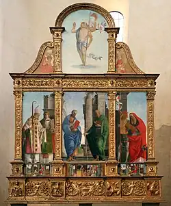 «Полиптих Аквилеи». 1503. Дерево, масло. Патриаршая базилика, Аквилея