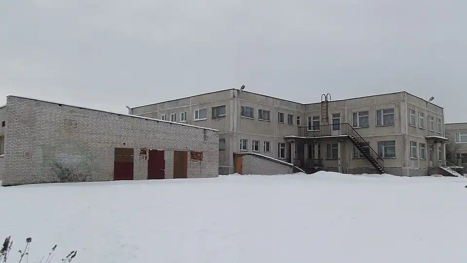 Пениковская школа, ранее обучение происходило с 1 по 9 класс, ныне&nbsp;— это филиал Большеижорской школы. Март 2018 года