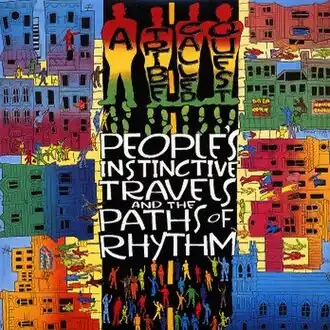 Обложка альбома A Tribe Called Quest «People’s Instinctive Travels and the Paths of Rhythm» (1990)