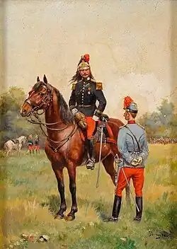 Кавалерийские офицеры Второй империи